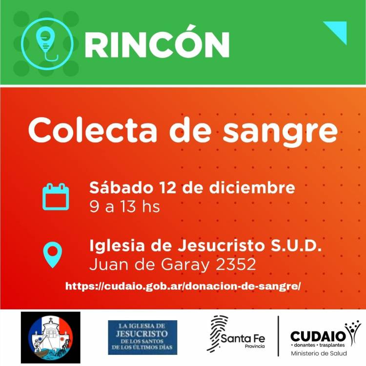 Jornada de donación de sangre en San José del Rincón