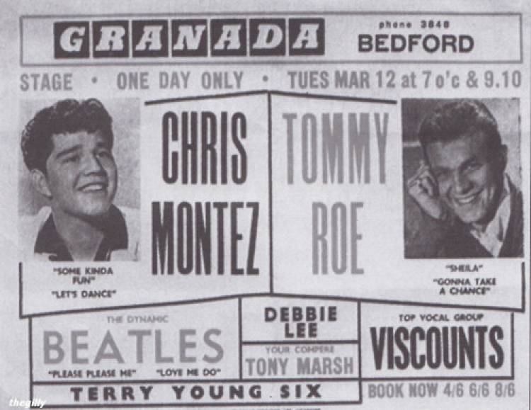 09 de Marzo de 1963 The Beatles comienzan su segunda gira por Inglaterra