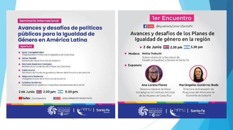  Comienza el Seminario Internacional “Avances y desafíos de políticas públicas para la Igualdad de Género en América Latina"