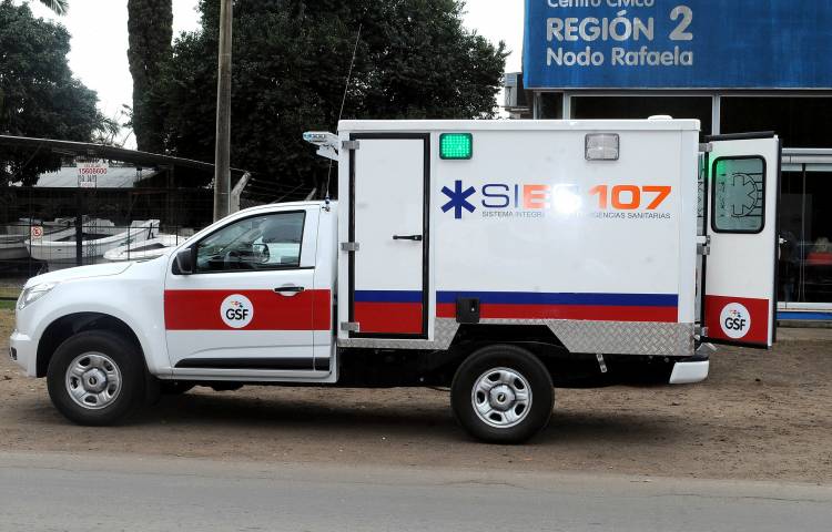 Michlig solicitó ambulancias doble tracción y de alta complejidad para Huanqueros, Aguará Grande y La Lucila