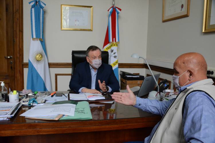 El Senador Michlig y Gustavo Barceló evaluaron numerosos temas relacionados a Moisés Ville