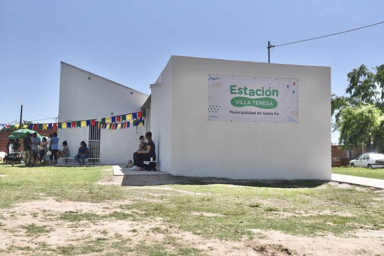 Vecinos de la Estación de Villa Teresa celebraron la recuperación del espacio público