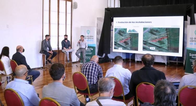 Perotti participó de la presentación del programa Energía Renovable Colaborativa