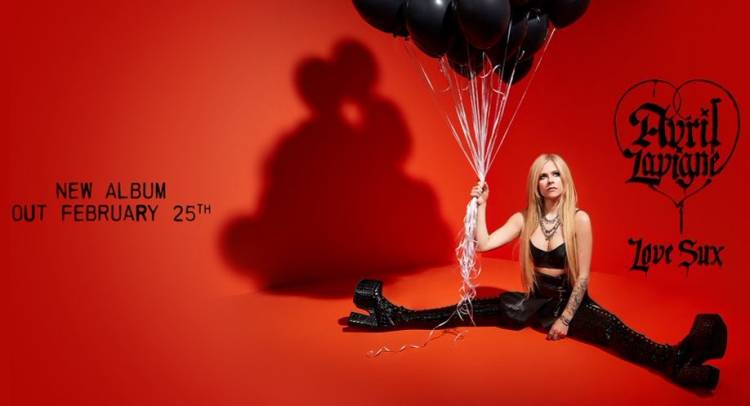 Avril Lavigne anuncia que en febrero lanzará su álbum "Love Sux"