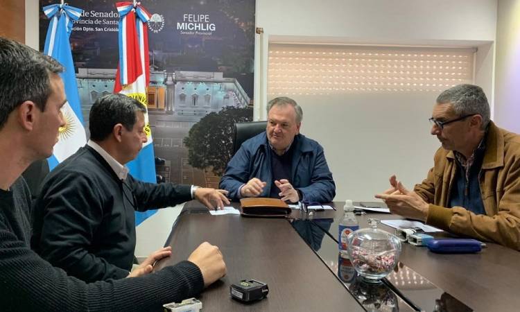 El Senador Michlig visitó San Cristóbal, brindó apoyos a  instituciones y destacó el fortalecimiento de la gestión municipal