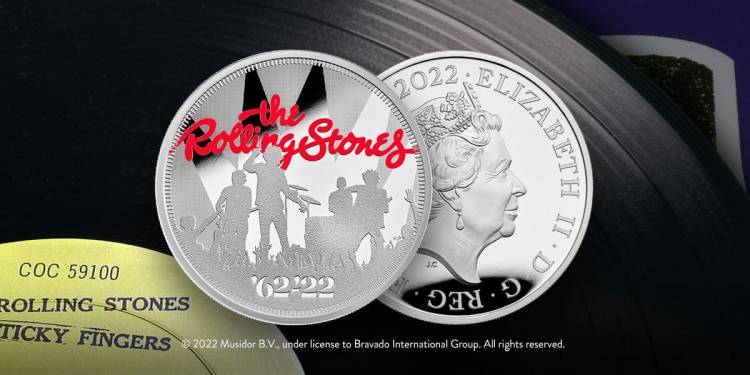 El Reino Unido lanza una moneda conmemorativa por el 60° aniversario de los Rolling Stones