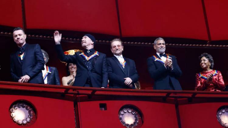 U2 recibió el premio a la trayectoria del Kennedy Center