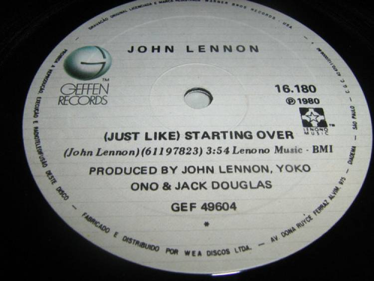 John Lennon: Hace 42 años llegó al número 1 con "(Just Like) Starting Over"
