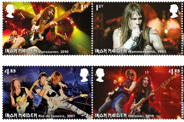 Iron Maiden tendrá 12 sellos oficiales en el correo postal del Reino Unido