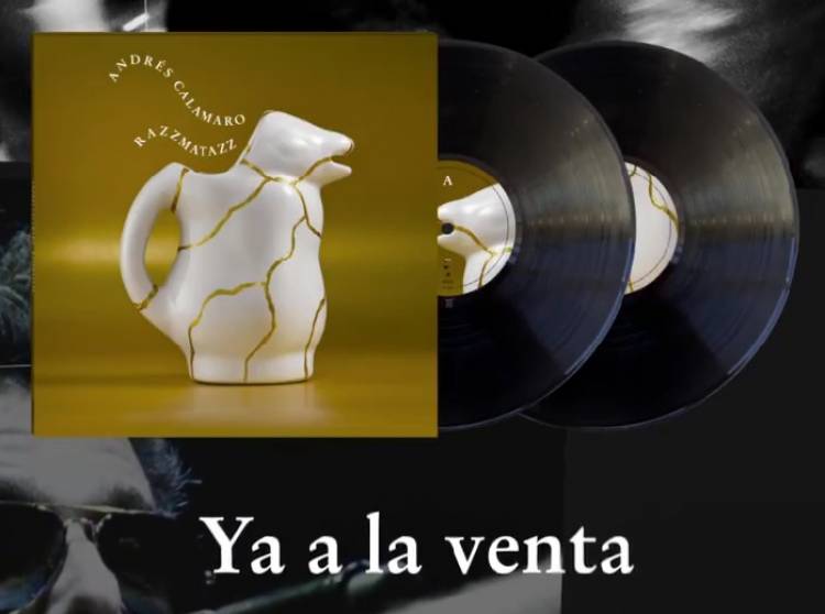 Andrés Calamaro lanza "Razzmatazz" su álbum en vivo en formato físico 
